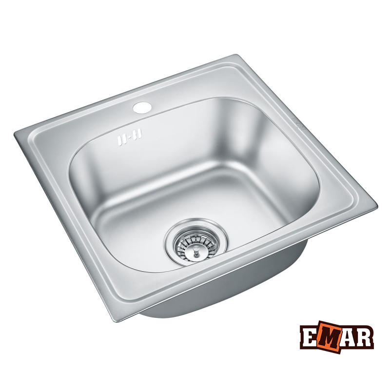 Мойка EM130A матовая 465*465*0,8мм