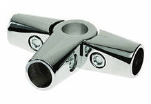 GТ 23 Соединитель для четырех труб хром