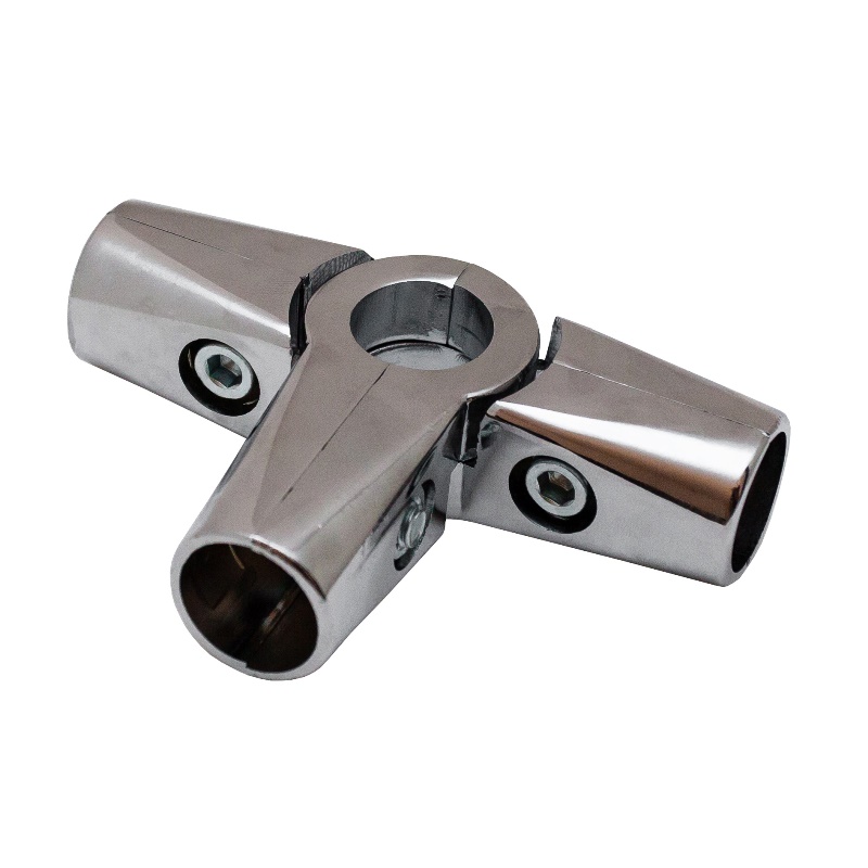 GТ 23 Соединитель для четырех труб хром