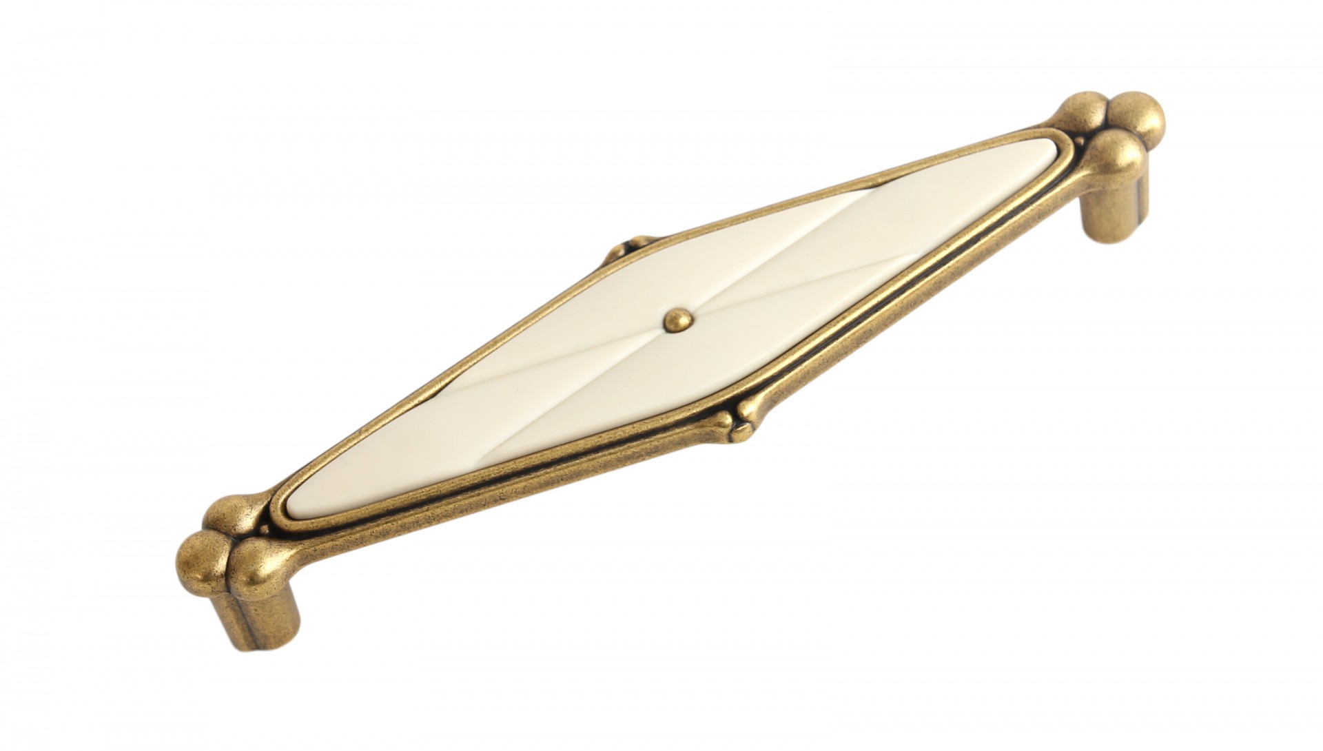 BRD RS118MAB.4/Bg  ручка-скоба 128мм DIVA матовая старинная латунь (снято) SALE