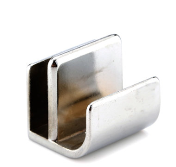 Ручка для стеклянных дверей, зажимная хром