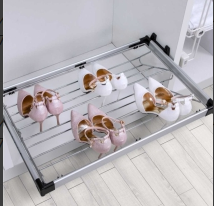 Razzio полка для обуви, алюм/хром, 600 мм, 564*460*155