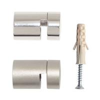 Держатель зеркала и панели 4-6 мм, с отрывом 15 мм, 5.27. (04), Никель матовый SALE (стоп-лист)