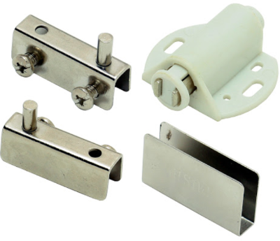 Стеклопетля ручка на 1 дверь хром