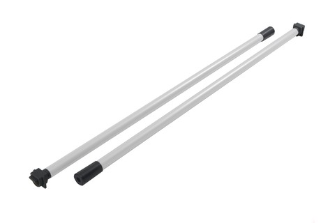 BRD SBR01/W продольный круглый рейлинг SB01 450  белый (заказ)