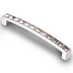 KR ACR02-128 ручка-скоба 128 мм  хром полированный с кристаллами (стоп-лист)