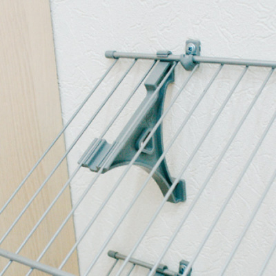 Кронштейн для обувной полки серый