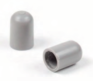 наконечник для сотовых полок металлик