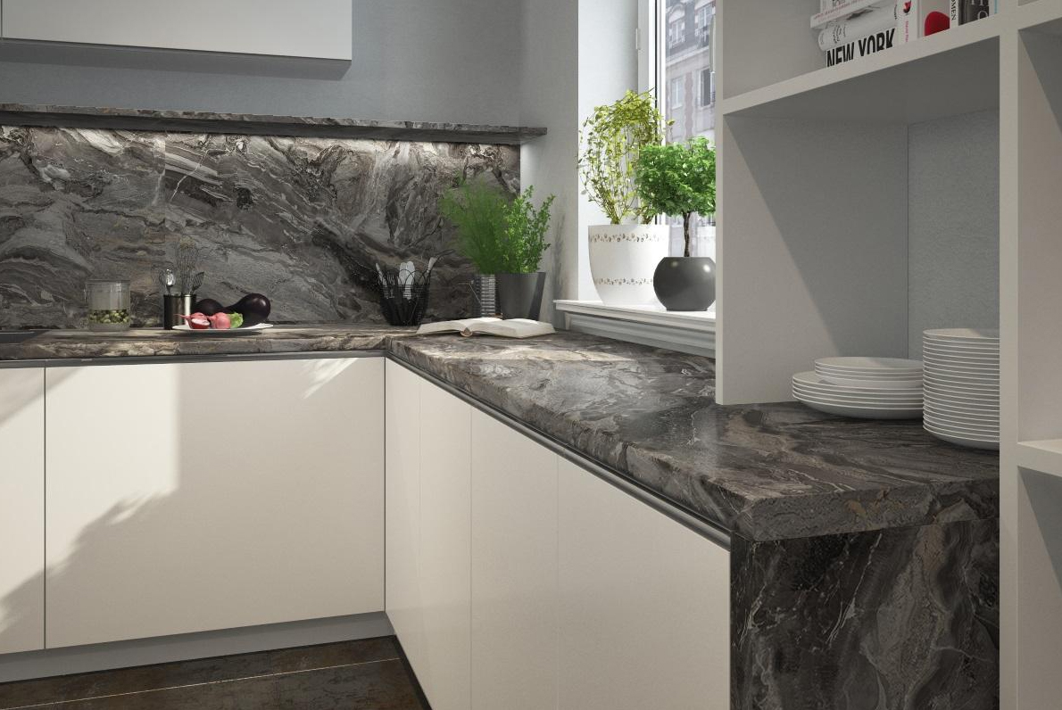 Стеновая панель КЕДР МК 3000*600*4мм 3 группа - Мрамор бергамо 7031/S