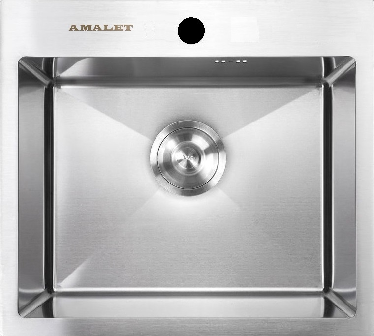 Мойка AMALET NORMAL 480*480*200 квадратная сатин