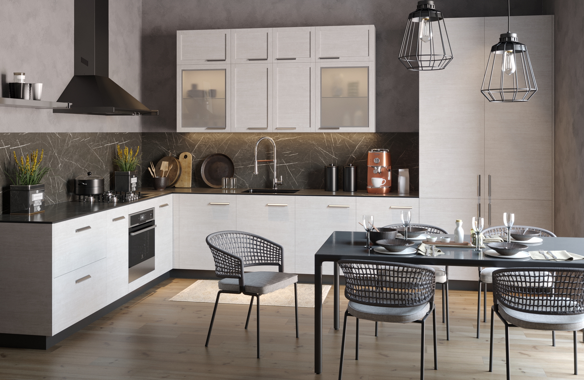 Столешница СЛОТЕКС 3000*600*40мм E1 - Молокай (Molokai) 7191/Rw