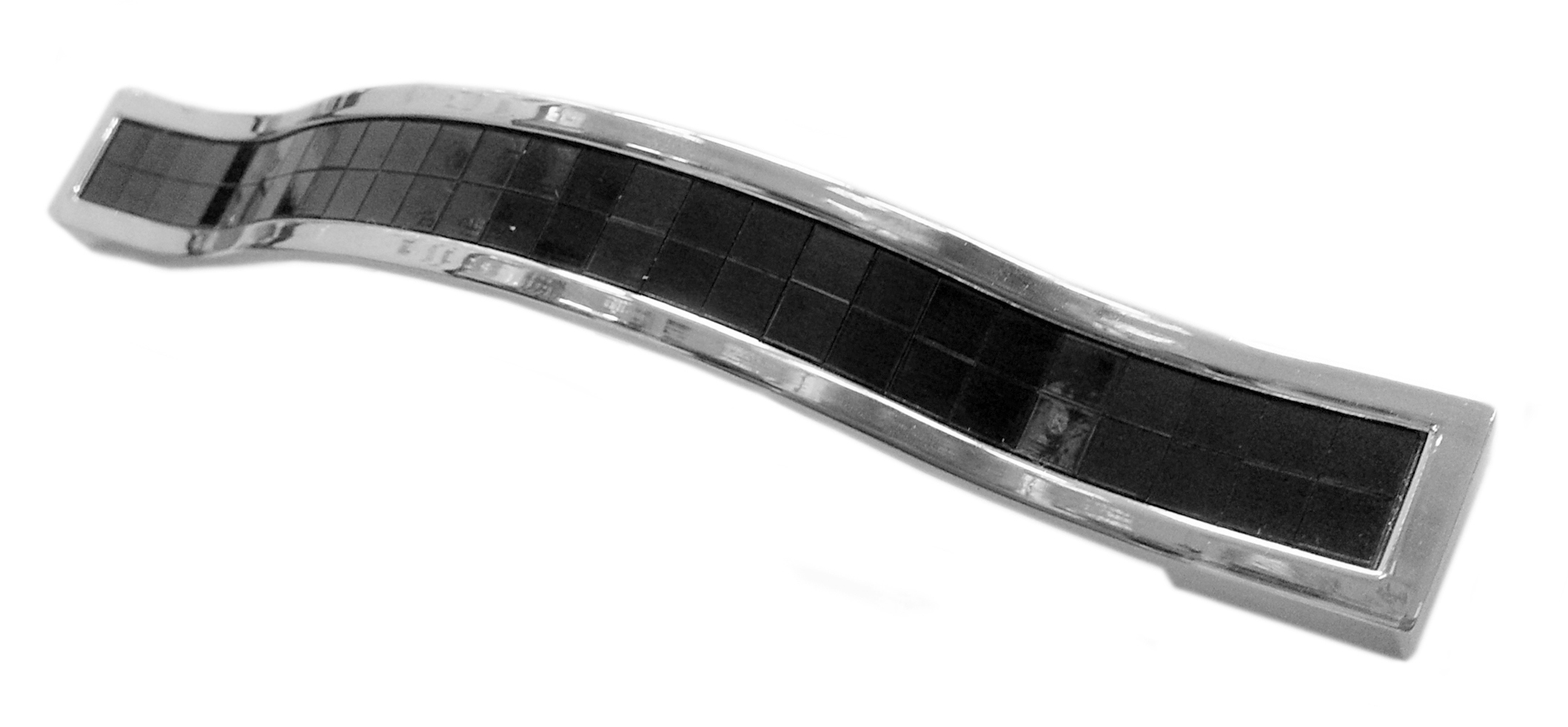 5147 ВЕРОНА ручка-скоба L-128мм хром/черный (стоп-лист)