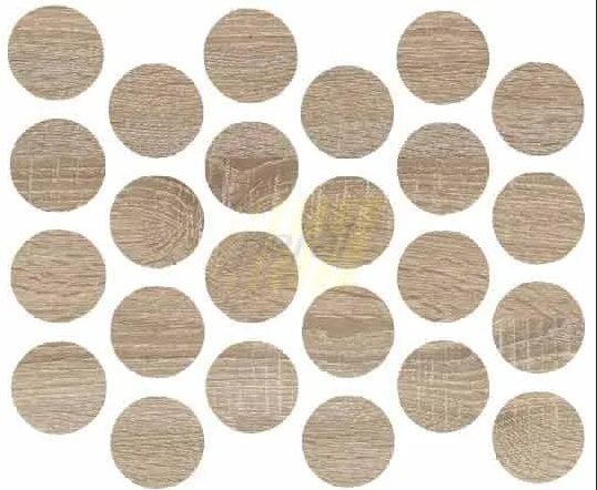 заглушки самоклеющиеся d-18 дуб сонома 4763 (24шт)