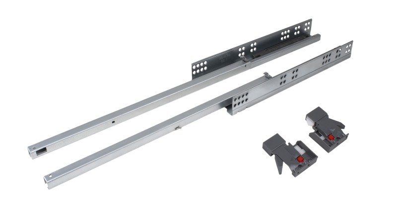 BRD DB8786Zn/ Направляющие cкрытого монтажа B-slide PUSH 450, неполн. выдв. (надвижной) (заказ)