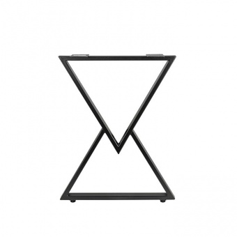 Опора для стола Фигурная h.710х550 мм, черный матовый (SANBERG)