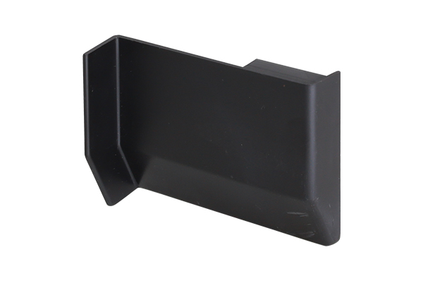 Крышечка декоративная для навесов 701/801 черная, левая (стоп)