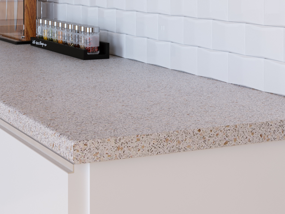 Столешница КЕДР МК 3000*600*38мм 1 группа - Гранитная крошка 0446 (0464)/S (снят)