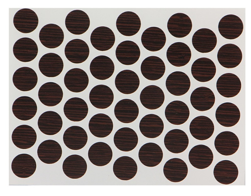 заглушки самоклеющиеся d-14 дуб венге 21041