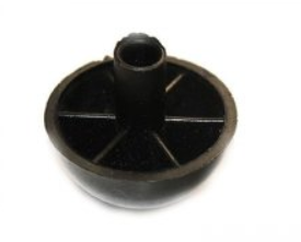 Опоры нерегулируемые круглая h 25 черный №302 SALE