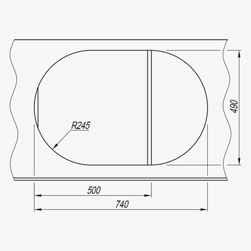 Мойка Dr. Gans Берта 760 овал терракота (заказ)