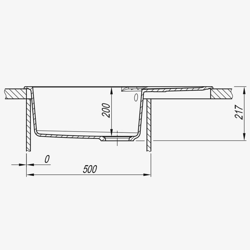 Мойка Dr. Gans Берта 760 овал терракота (заказ)