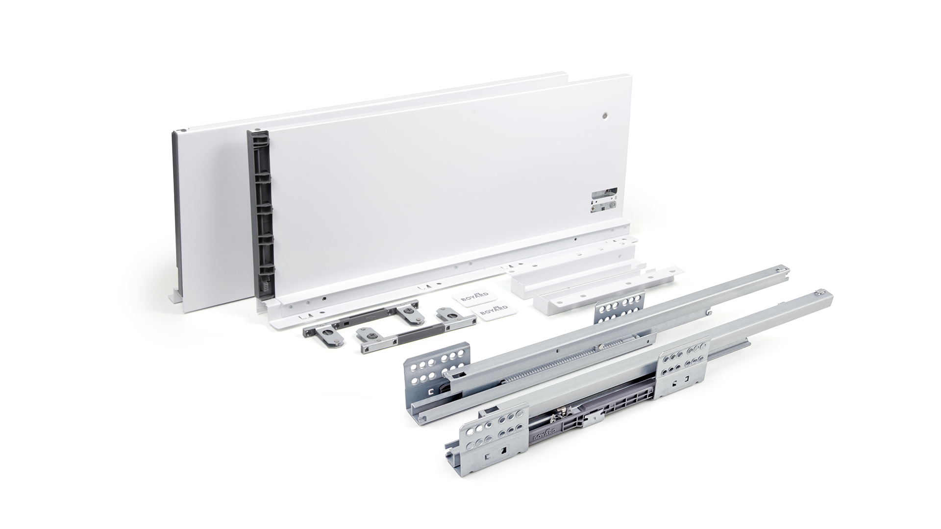 BRD SB21W.1/500 Комплект СТАРТ 199мм soft-closing (плавное закрывание), белый