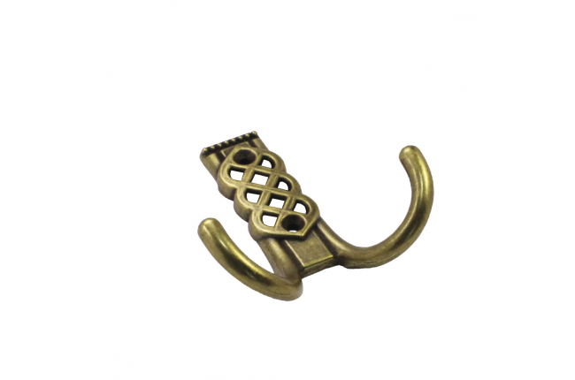 SETE Крючок RENATO 2-х рожковый бронза SALE