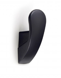 BRD K105BL.9 Крючок FLY однорожковый черный матовый (заказ)