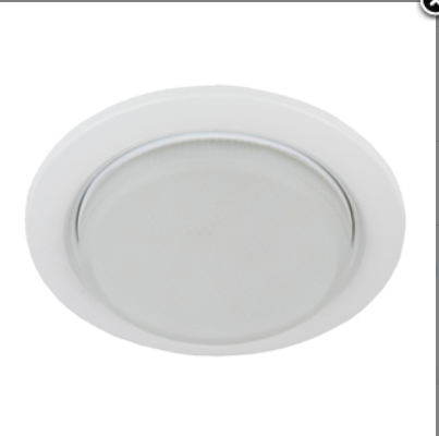 Светильник Эра KL70 WH под лампу Gх*53 тонкий 220V.13W.белый