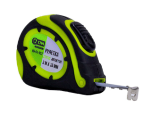 Рулетка STATUS 3м*16мм, автостоп ON, 05-01-503