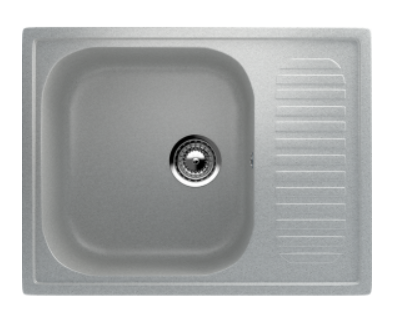 Мойка ULGRAN U-202-310 прямоугольная универсальная серый