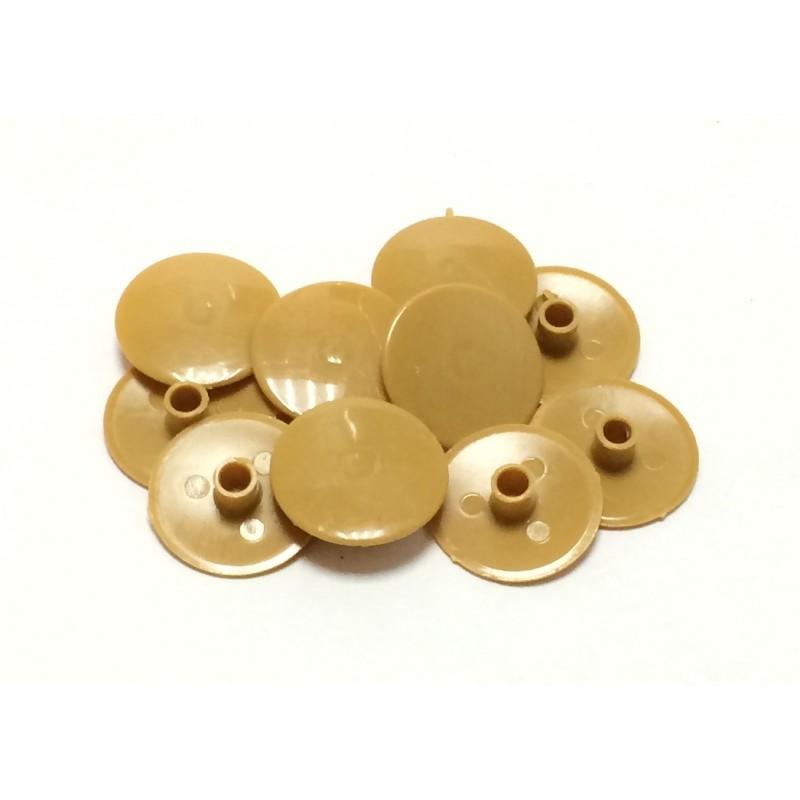 заглушки пластиковые для Эксцентрика d-18 бук темный №02 ( кратно 50 шт.)