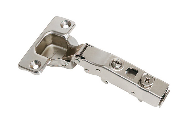 Петля 110 накладная с доводчиком, 52мм, Clip-on (cam), отделка никель (без планки) (заказ)