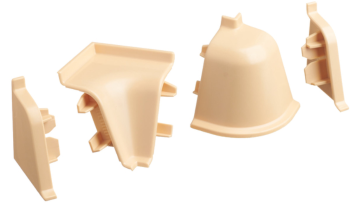 заглушки+ углы Rehau пластик слоновая кость 92107