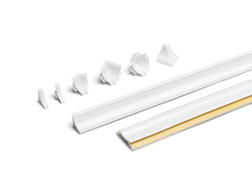 заглушки к мини бортику Rehau пластик серый (к Алюминию 157L)