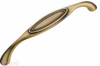 10066 Гратис ручка скоба 128 мм бронза