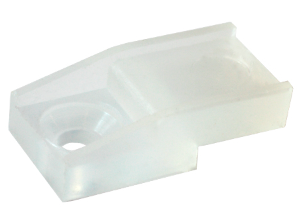 Кляймер прозрачный (накладное стекло/ступенькой)