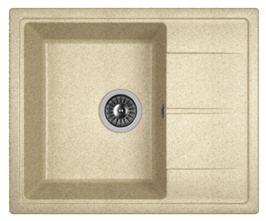 Мойка Dr. Gans Ника 580 прямоугольная с крылом терра (заказ)