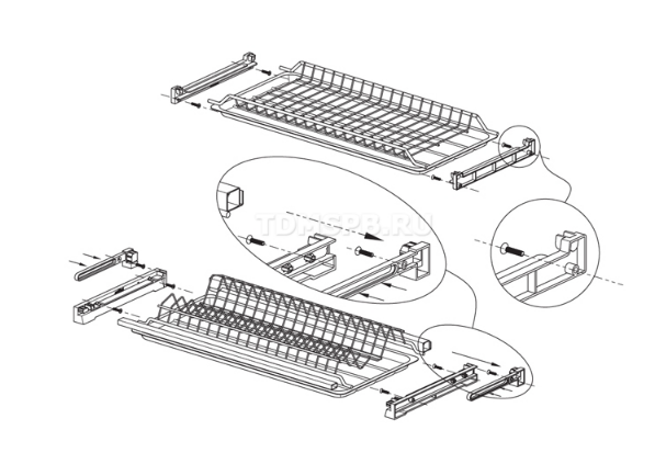 Kalibra 680 Сушка, 800 нерж. сталь 2 уровня, 1 поддон