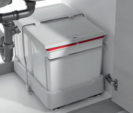 Контейнер для отходов двойной, DISCOVERY-1, М 400, 325*475*355, 2*16 л (заказ)