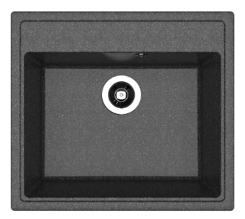 Мойка Dr. Gans Ника 570 прямоугольная черный (заказ) Т