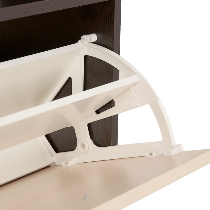 Обувница ДВУХУРОВНЕВАЯ (лев+прав+2упора+4втулки)  белый