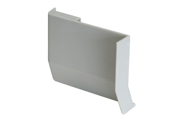 Крышечка декоративная для навесов 701/801 белая, левая (стоп)