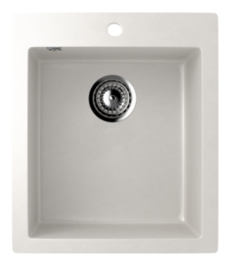 Мойка ULGRAN U-404-311 квадратная светло-розовый