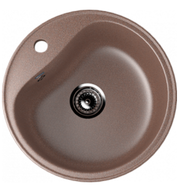 Мойка ULGRAN U-100-307 круглая  терракот