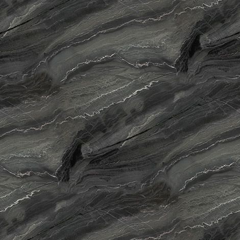 Столешница СЛОТЕКС 3000*600*27мм E2 - Азурита черная (Azurita black) 8111/Pt (заказная)