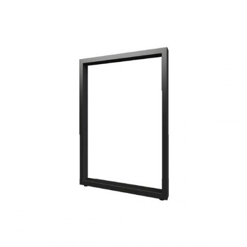 Опора для стола Мадрид l.595, h.820, отделка черный бархат (матовый) (заказ)