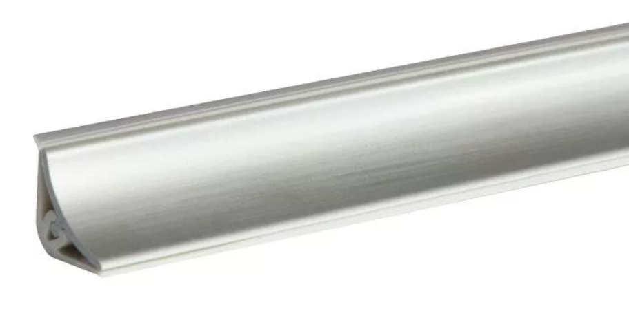 KORNER мини-бортик для столешниц 15*15*3000мм, LB-15 Алюминий 20-15-0-610 (углы 001)