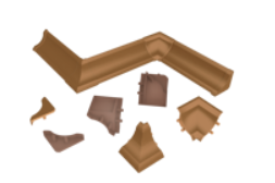 KORNER комплект загл+углы LB-15 Дуб  20-15-4-654