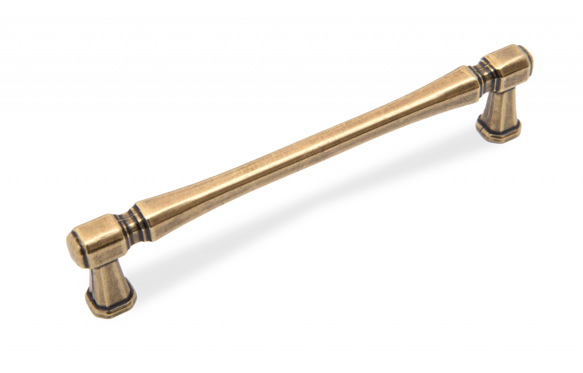 BRD RS310AB.4 ручка-скоба 128мм GRETA старинная латунь